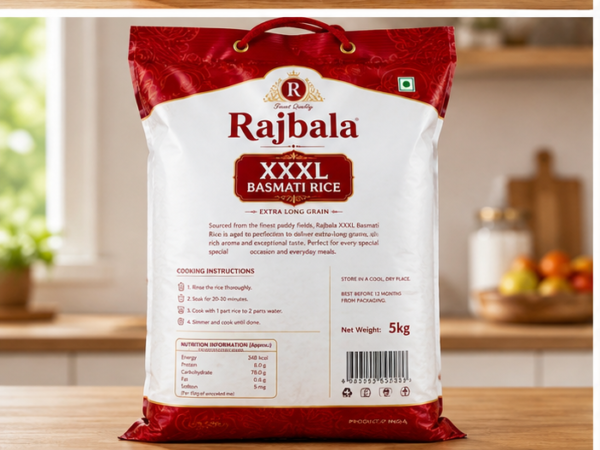 Rajbala XXXL Basmati Rice – 5 kg