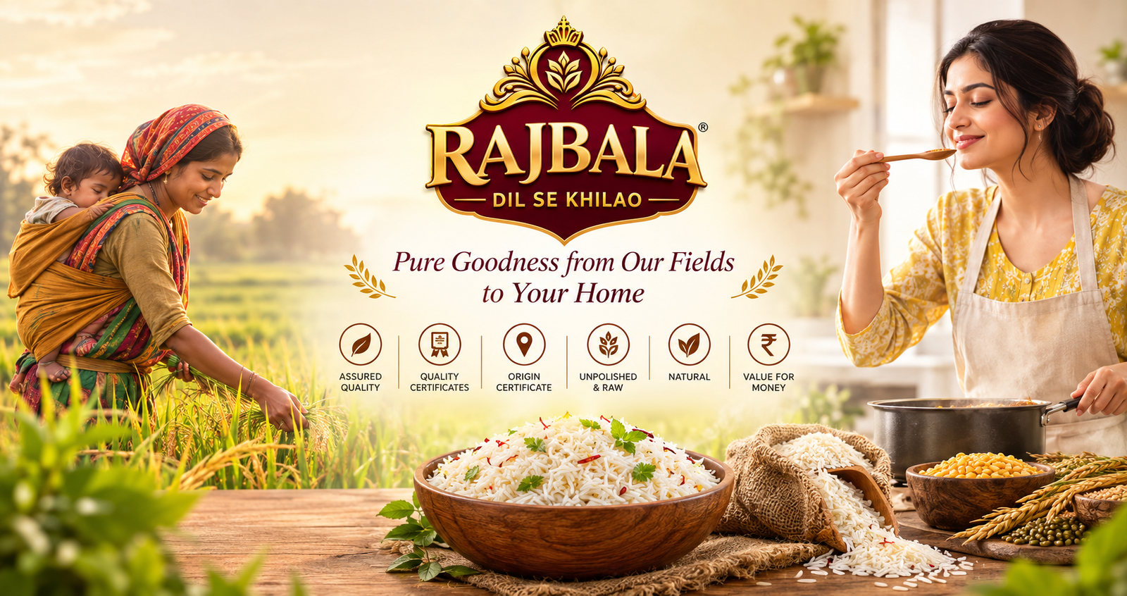 Rajbala Foods Banner 1